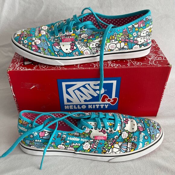 Hello Kitty Vans | NWT & box | Size 8.5 - Picture 1 of 5